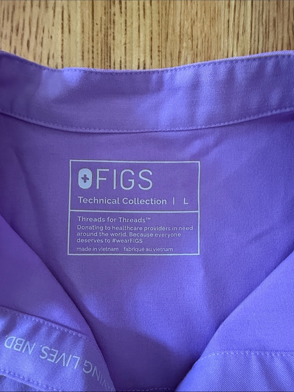 Figs Technical Collection Women's Lavender Jogger Top & Pants - Size L - Picture 8 of 14